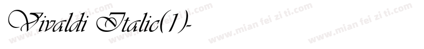 Vivaldi Italic(1)字体转换